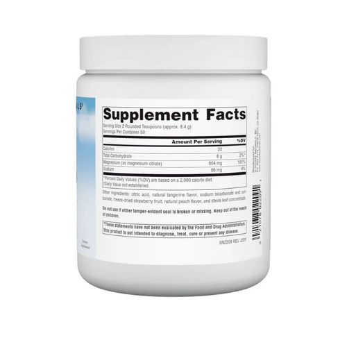 Source Naturals, Magnesium Serene Powder, Tangerine Flavor 500 gm - Image 2