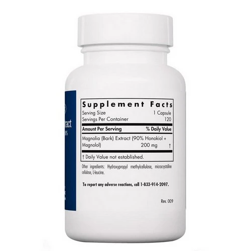 Nutricology/ Allergy Research Group, Magnolia Extract Honokiol Plus Magnolol 90%, 120 Veg Caps - Image 3