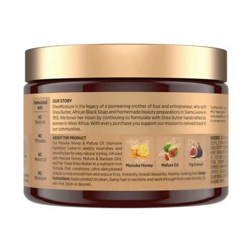 Shea Moisture, Manuka Honey Leave-in Conditioner, 11.5 Oz - Image 2