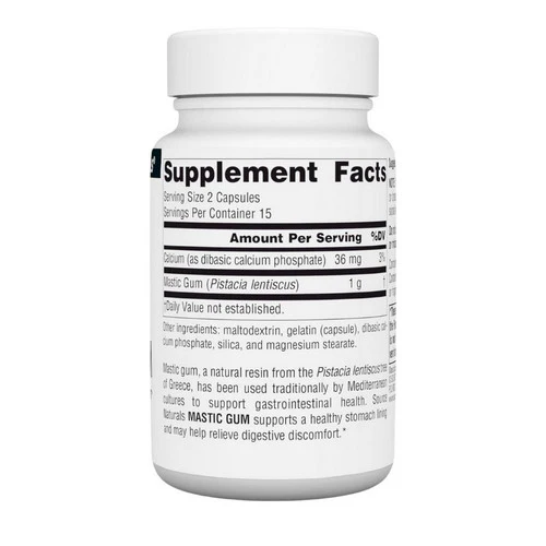 Source Naturals, Mastic Gum Extract, 500 mg, 30 Caps - Image 2