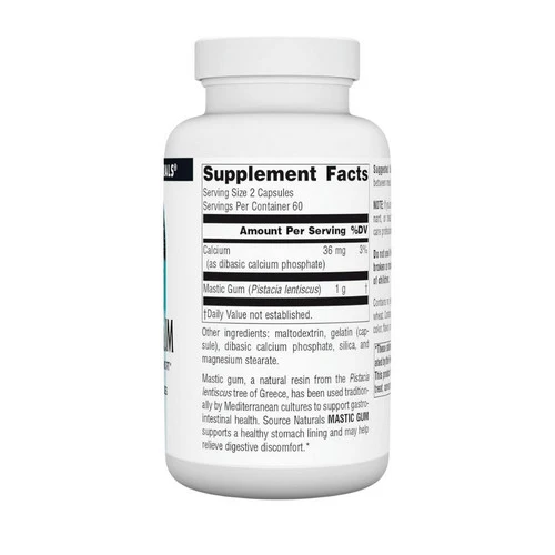 Source Naturals, Mastic Gum Extract, 500 mg, 120 Caps - Image 2
