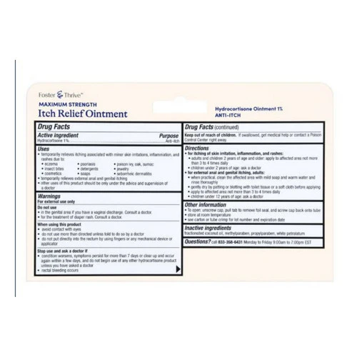 Foster And Thrive, Maximum Strength Itch Relief Ointment, 1 Oz - Image 2