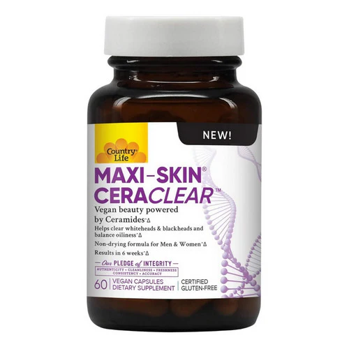 Country Life, Maxi-Skin Cera Clear, 60 Vegan Capsules - Image 2