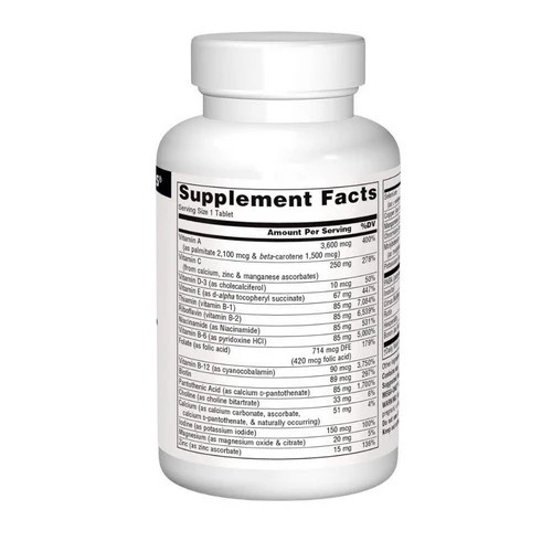Source Naturals, Mega-One No Iron, 30 Tabs - Image 2