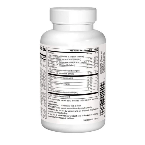 Source Naturals, Mega-One No Iron, 30 Tabs - Image 3