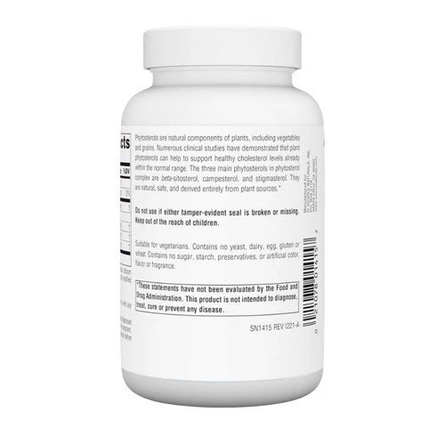 Source Naturals, Mega Strength Beta Sitosterol, 60 Tabs - Image 3
