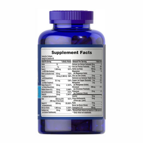 Puritan's Pride, Mega Vita Gel with Zinc, 120 Softgels - Image 3