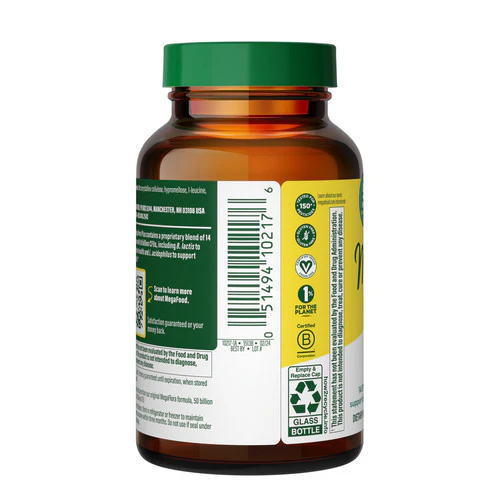 MegaFood, MegaFlora Plus Probiotic, 30 Caps - Image 2