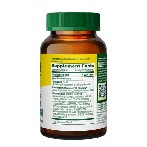 MegaFood, MegaFlora Women's Probiotic, 90 Caps - Image 3