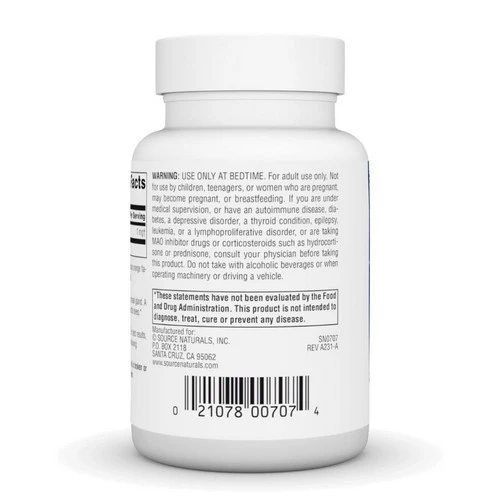Source Naturals, Melatonin, 1 mg, Sublingual Orange 200 Tabs - Image 3