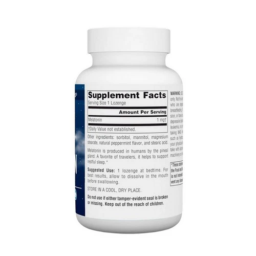 Source Naturals, Melatonin, 2.5 mg, Sublingual Peppermint 300 Tabs - Image 2