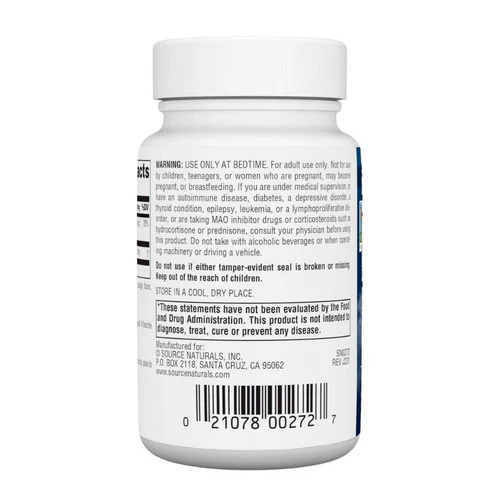 Source Naturals, Melatonin, 2.5 mg, Sublingual Orange 120 Tabs - Image 3