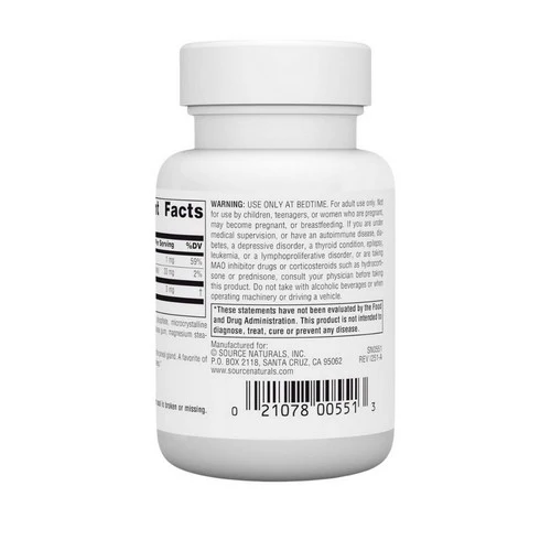 Source Naturals, Melatonin, 3 mg, 120 Tabs - Image 3
