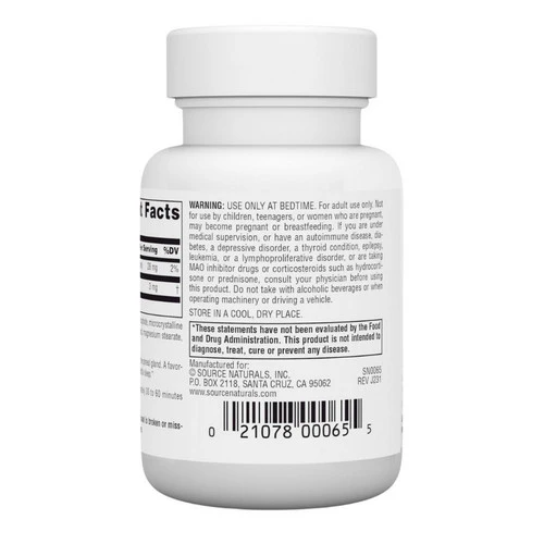 Source Naturals, Melatonin, 3 mg, Timed Release 60 Tabs - Image 3