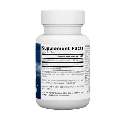 Source Naturals, Melatonin, 3 mg, Timed Release 120 Tabs - Image 2