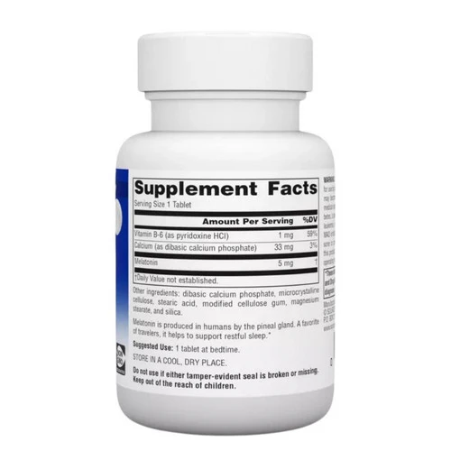 Source Naturals, Melatonin, 5 mg, 120 Tabs - Image 2