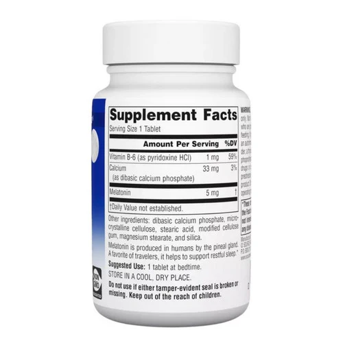 Source Naturals, Melatonin, 5 mg, 240 Tabs - Image 2