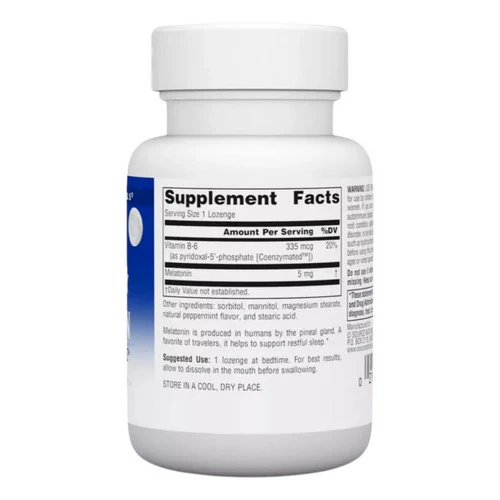 Source Naturals, Melatonin, 2.5 mg, Sublingual Peppermint 50 Tabs - Image 2