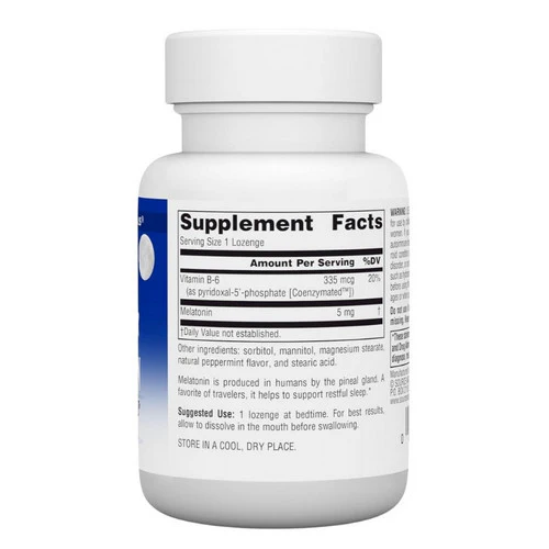 Source Naturals, Melatonin, 2.5 mg, Sublingual Peppermint 100 Tabs - Image 2