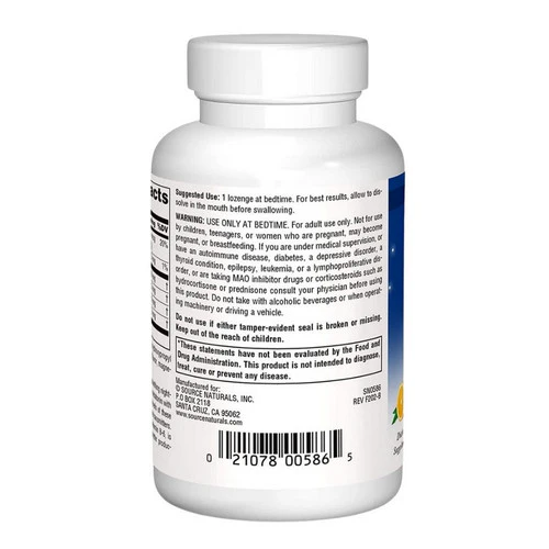 Source Naturals, Melatonin Complex Orange, 3 mg, 100 Tabs - Image 3