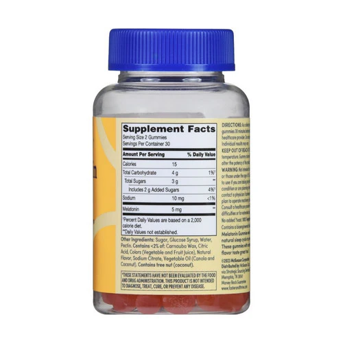 Foster And Thrive, Melatonin Gummies, 5 Mg, 60 Count - Image 3