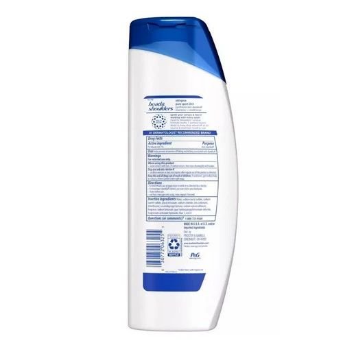 Head & Shoulders, Men 2 in 1 Dandruff Shampoo Plus Conditioner Old Spice Pure Sport, 12.5 Oz - Image 2