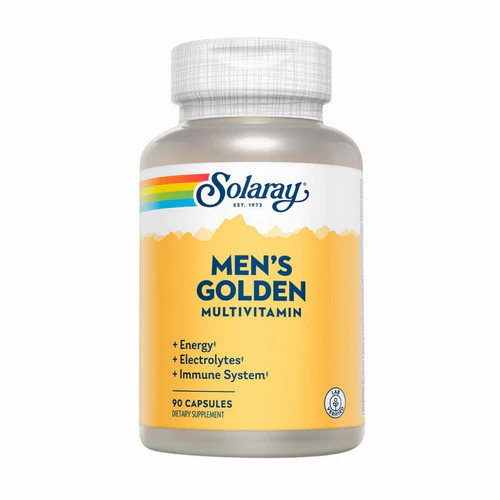 Solaray, Men's Golden Multi-Vita-Min, 90 Caps