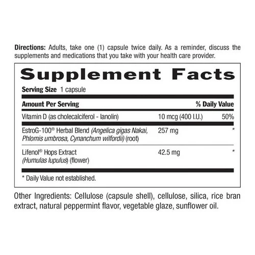 Country Life, Menopause Rescue, 60 Vegetarian Capsules, 60 Caps - Image 2