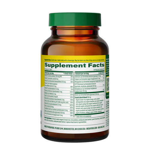 MegaFood, Men's 40+ One Daily Multivitamin, 90 Tabs - Image 2