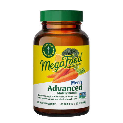 MegaFood, Men's Advanced Multivitamin, 60 Tabs