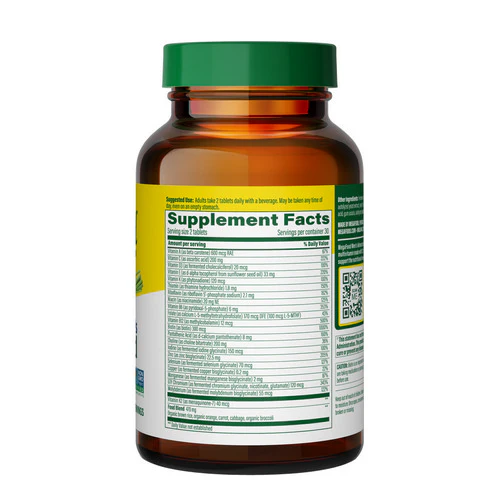 MegaFood, Men's Advanced Multivitamin, 60 Tabs - Image 3