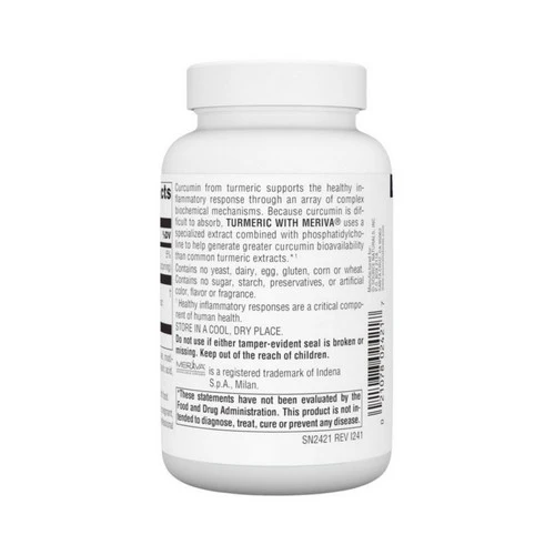 Source Naturals, Meriva Turmeric Complex, 120 tabs - Image 3