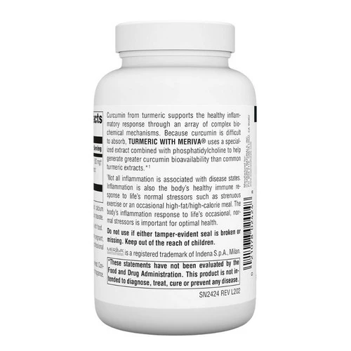Source Naturals, Meriva Turmeric Complex, 120 caps - Image 3