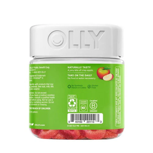 Olly, Metabolism Rings Snappy Apple, 30 Gummies - Image 3