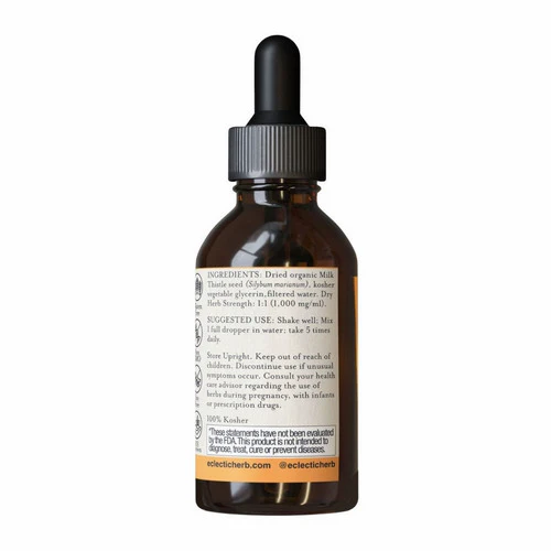 Eclectic Herb, Milk Thistle, 2 Oz Alcohol free - Image 2