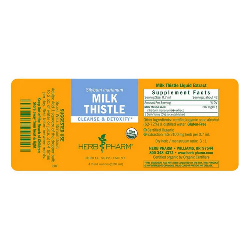 Herb Pharm, Milk Thistle, 4 oz - Image 2