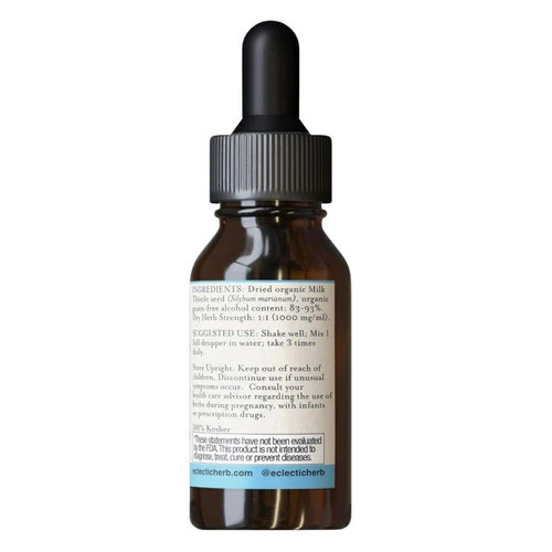 Eclectic Herb, Milk Thistle, 2 Oz with Alcohol - Image 2