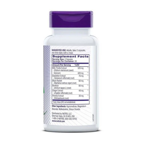 Natrol, Milk Thistle Advantage, 60 Tabs - Image 2
