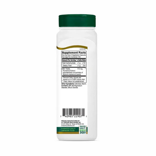 21st Century, Milk Thistle Extract, 200 Caps - Image 3