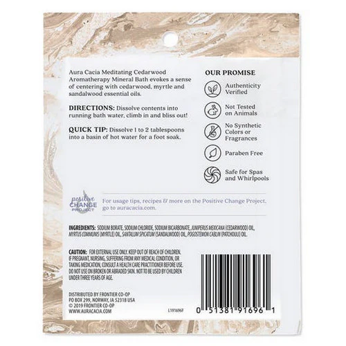 Aura Cacia, Mineral Bath, Meditation 2.5 oz - Image 2