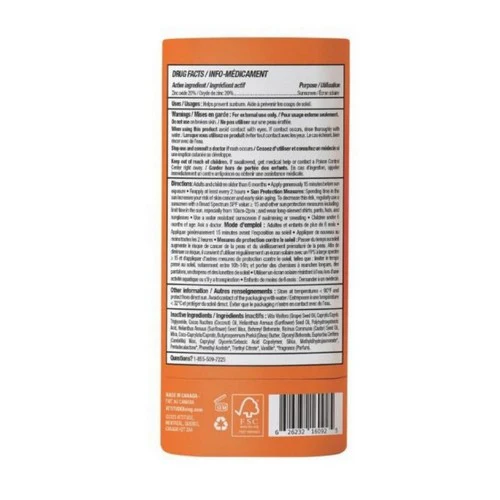 Attitude, Mineral Sunscreen Stick SPF 30 Sunly Plastic Free Orange Blossom, 2.1 Oz - Image 3