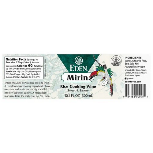 Eden Foods, Mirin Rice Cooking Wine, 10.1 Oz (Case Of 12) - Image 2