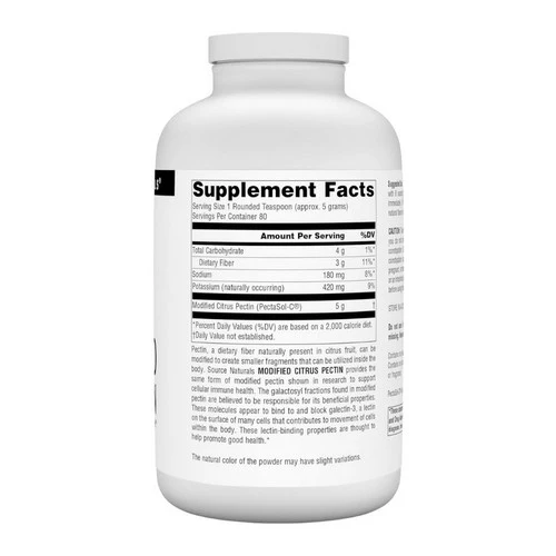 Source Naturals, Modified Citrus Pectin PectImmune, 400 Grams - Image 2