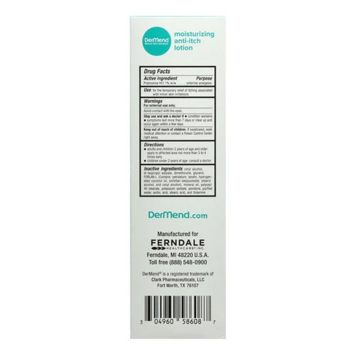 DerMend, Moisturizing Anti-Itch Lotion, 8 Oz - Image 2