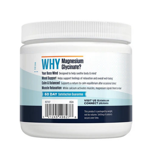 Kal, Mood Magnesium Powder, 278 Grams - Image 3