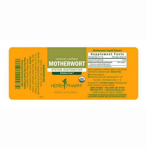 Herb Pharm, Motherwort Extract, 4 Oz - Image 2