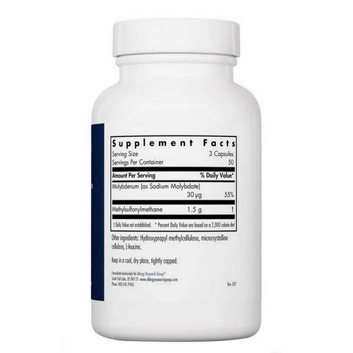 Nutricology/ Allergy Research Group, MSM 500 Methylsulfonylmethane, 150 Veg Caps - Image 3