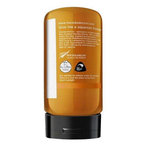 Manuka Doctor, Multifloral Manuka Honey MGO 80 Plus, 300 Mg, 10.58 Oz (Case Of 6) - Image 3