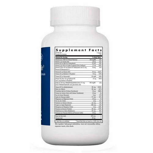Nutricology/ Allergy Research Group, Multi-Vi-Min Classic Hypoallergenic Formula, 150 Veg Caps - Image 3