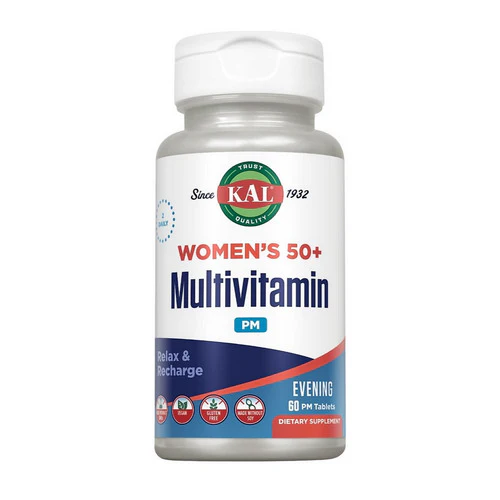 Kal, Multivitamin Am/Pm Women's 50+, 2x60 Caps - Image 3